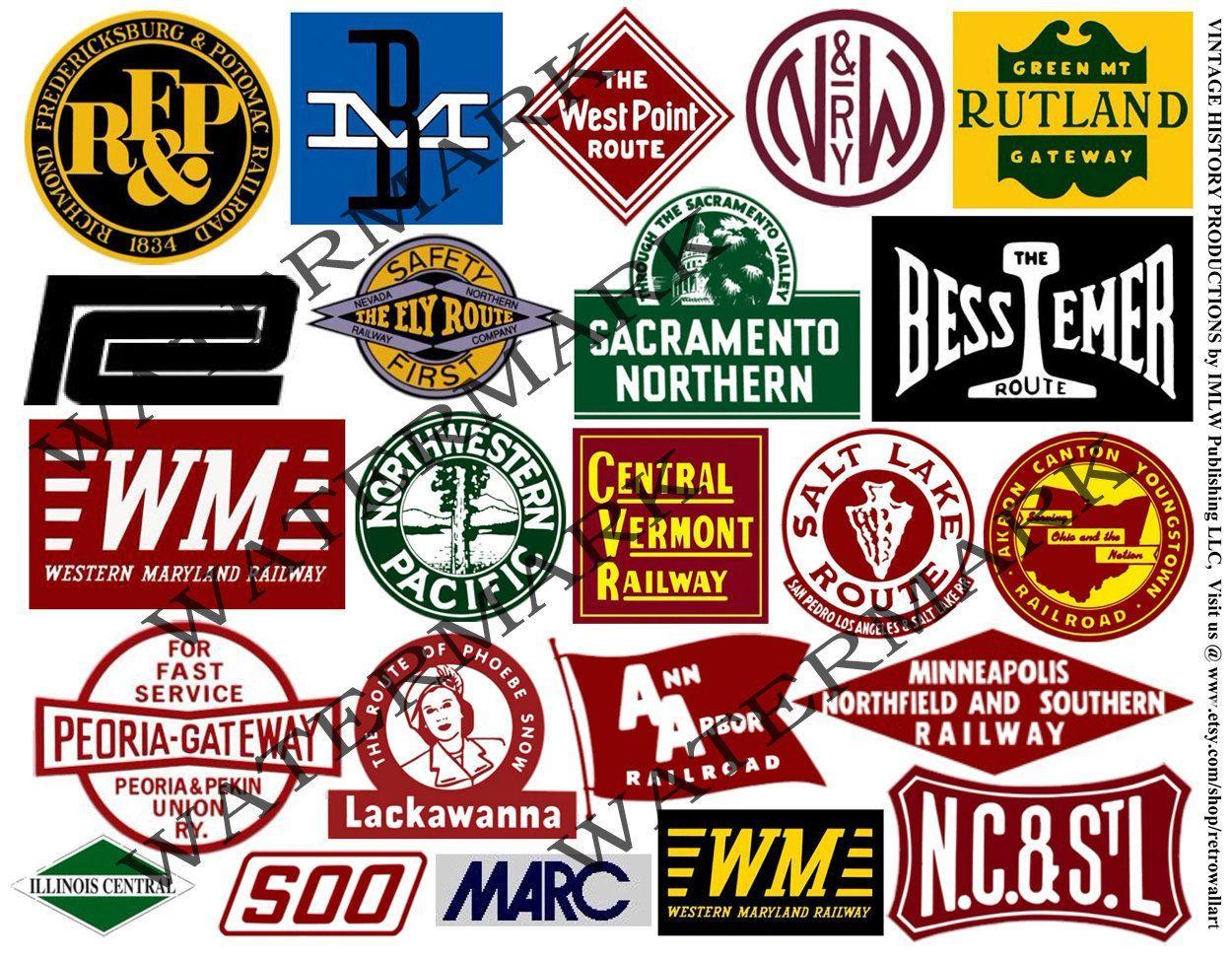 Old Railroad Logo LogoDix