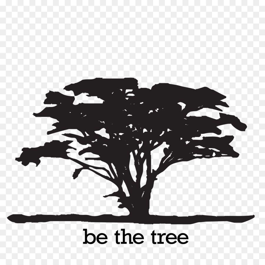 Black and White Tree Logo