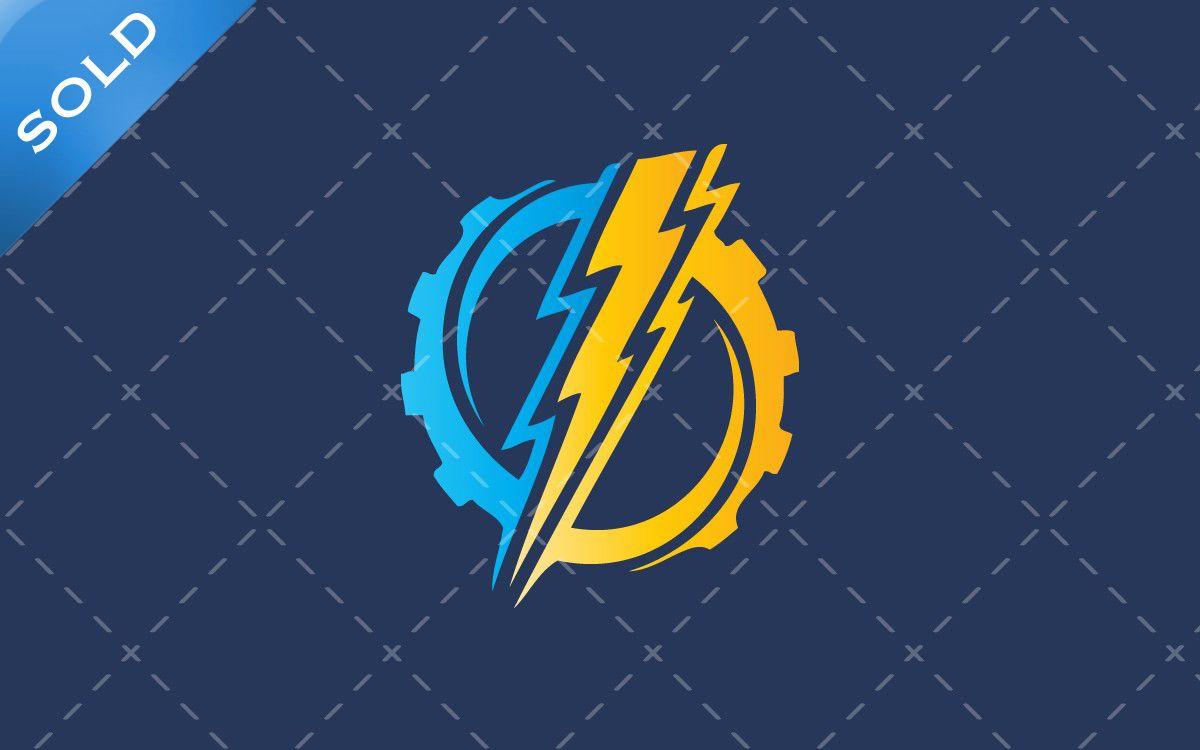 Lightning Bolt Business Logo LogoDix