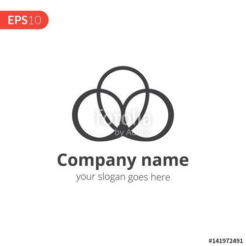 Three Circle Logo LogoDix