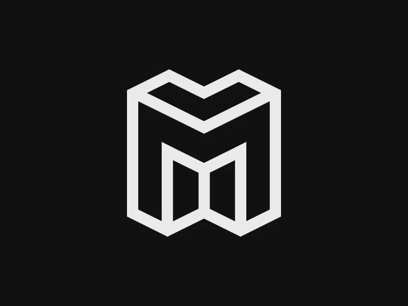 Black M Logo LogoDix