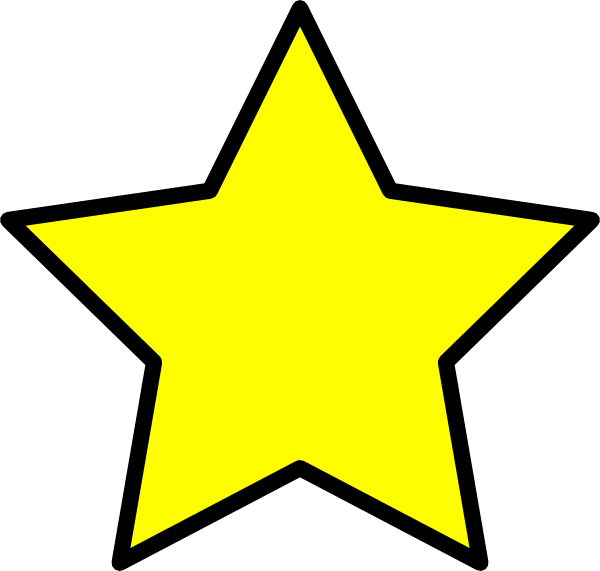 Blue and Yellow Star Logo LogoDix