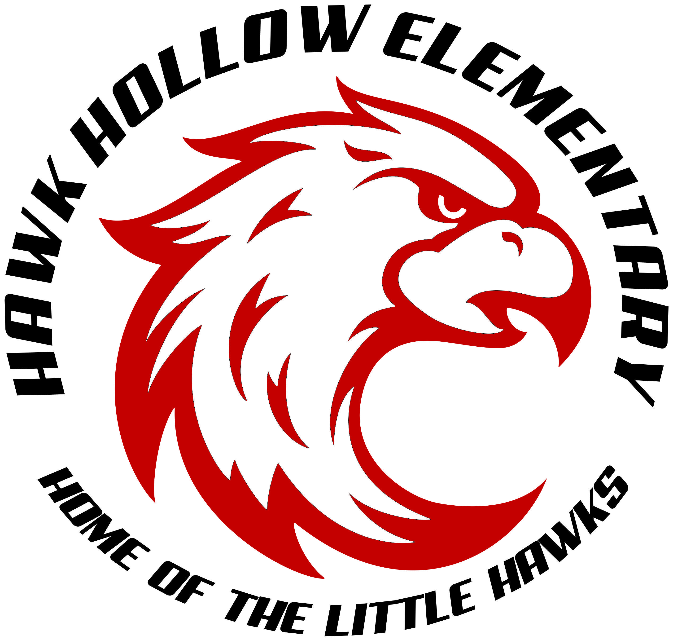 Elementary School Hawk Logo LogoDix