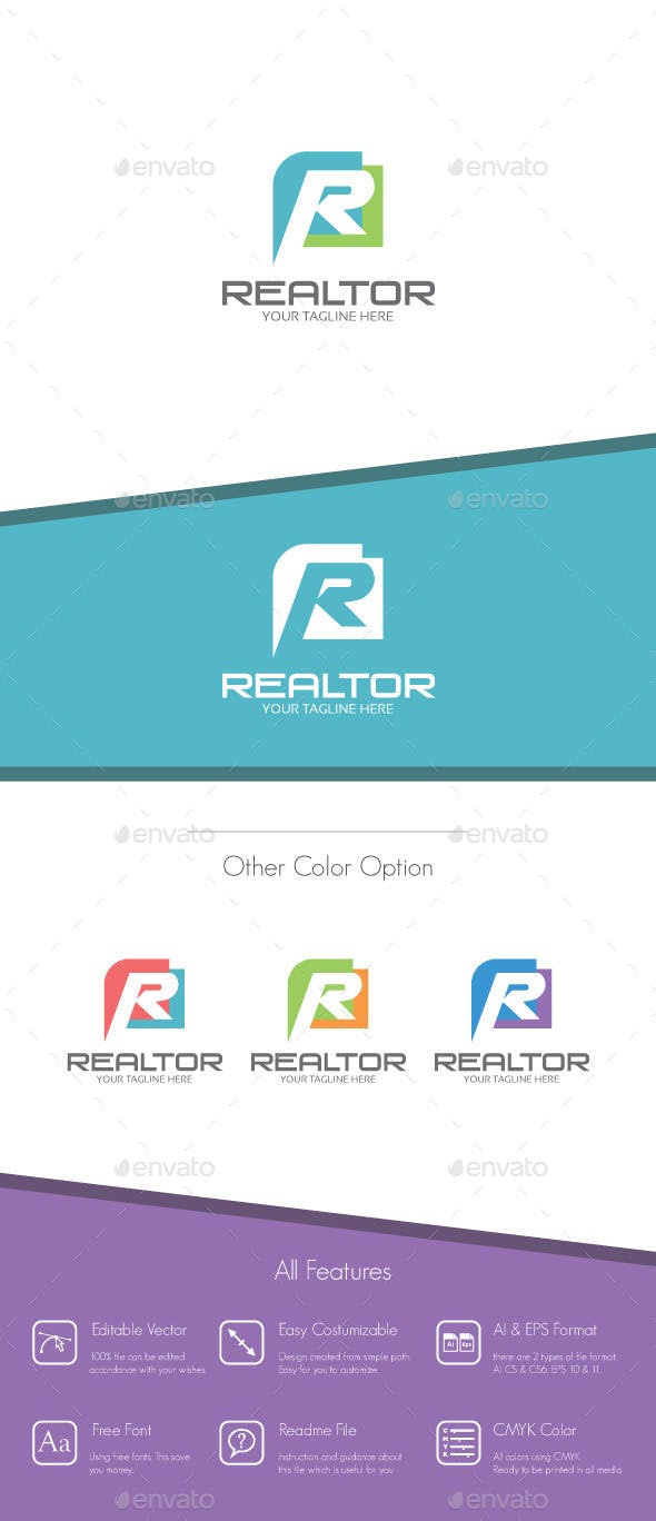 Realtor R Logo LogoDix