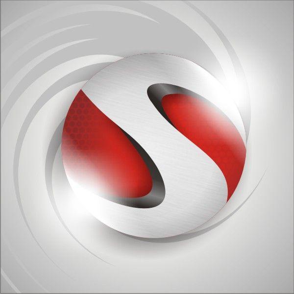 Red White Circle Swirl Logo LogoDix