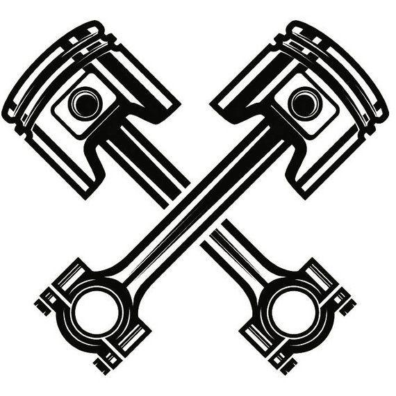 Piston and Wrench Logo LogoDix