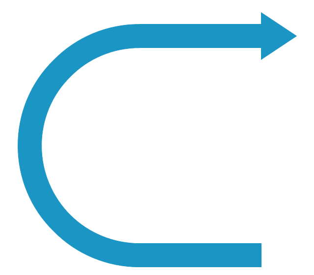 Ushaped Arrow Logo LogoDix