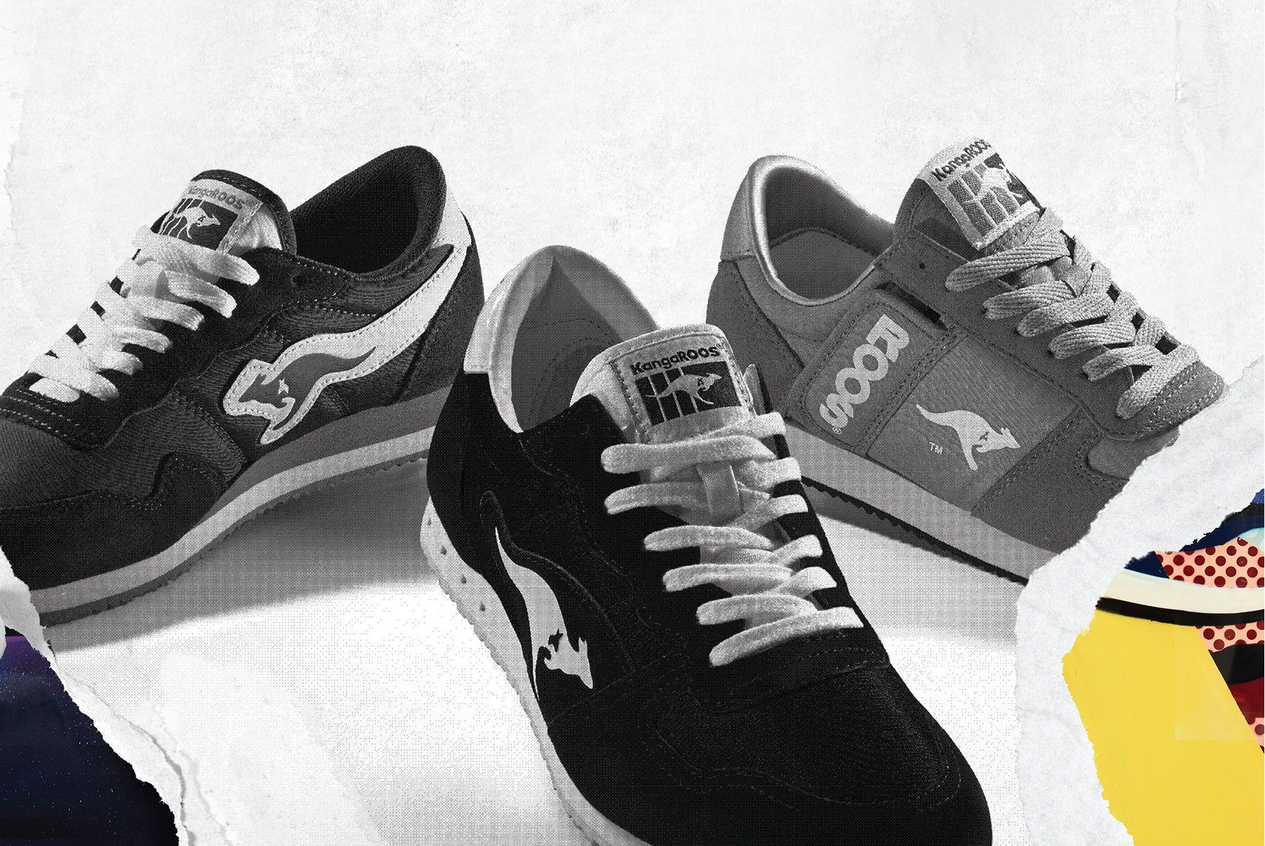 Shoes with Kangaroo Logo LogoDix