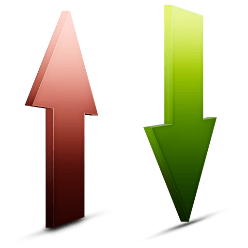 2 Arrows Up Logo LogoDix