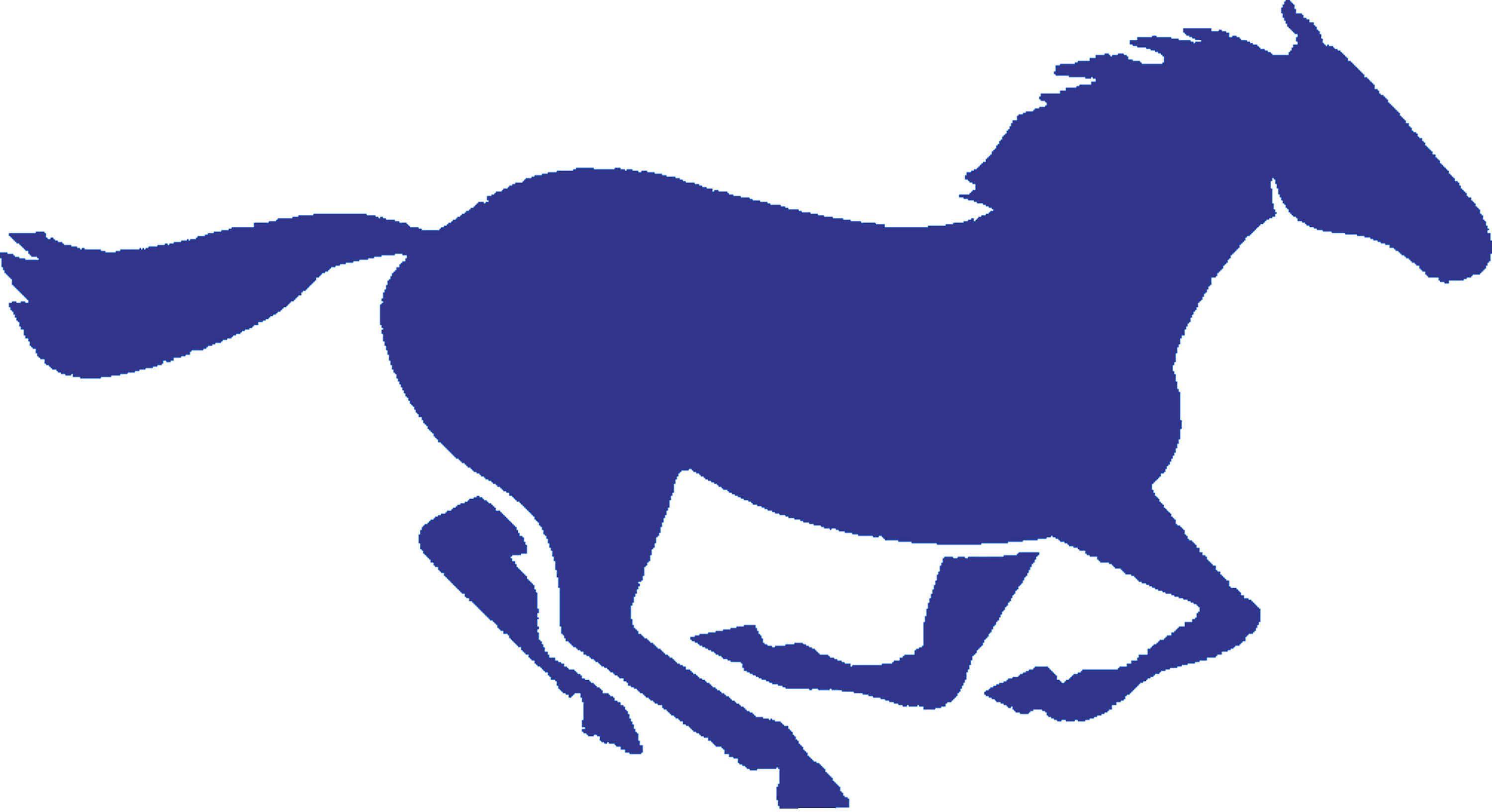 Mustang Horse School Logo