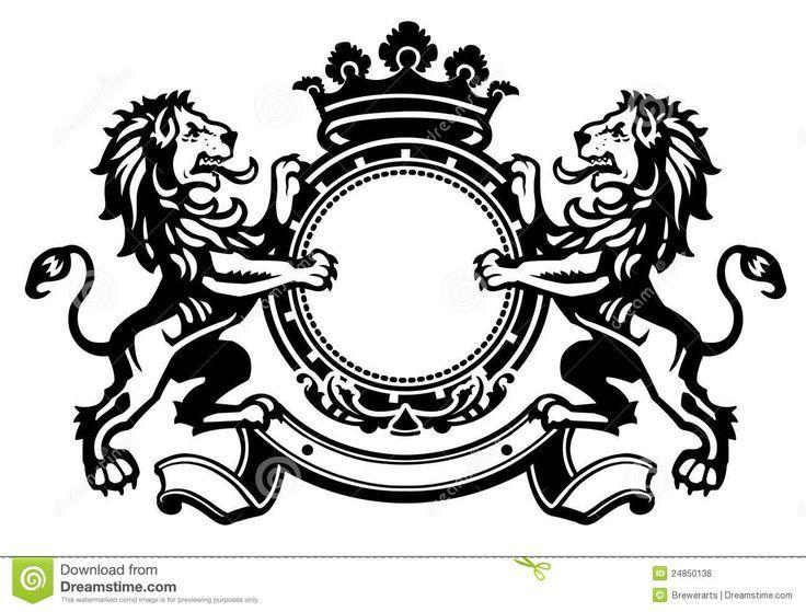 Standing Lion Logo LogoDix