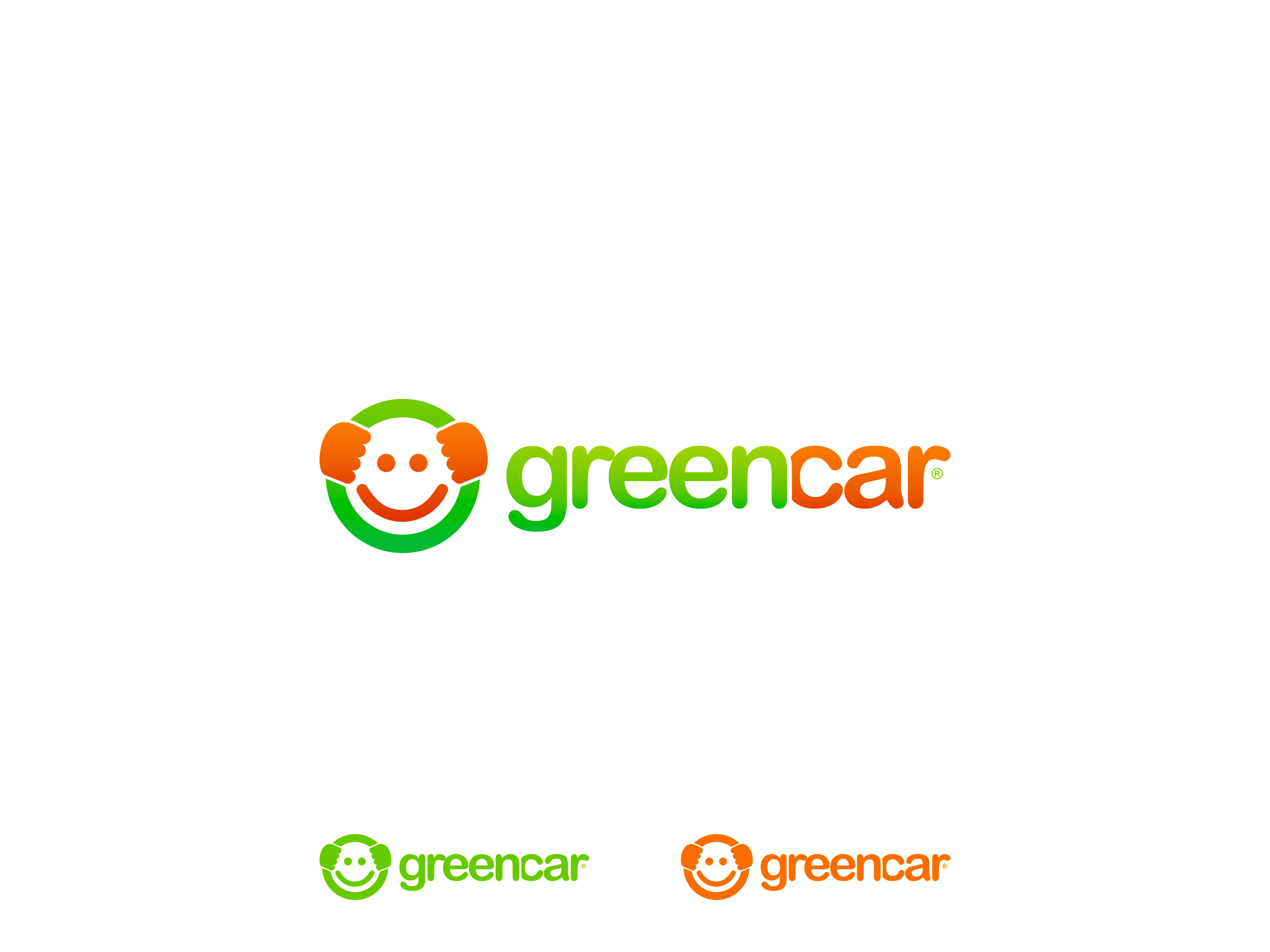 Green Car Logo