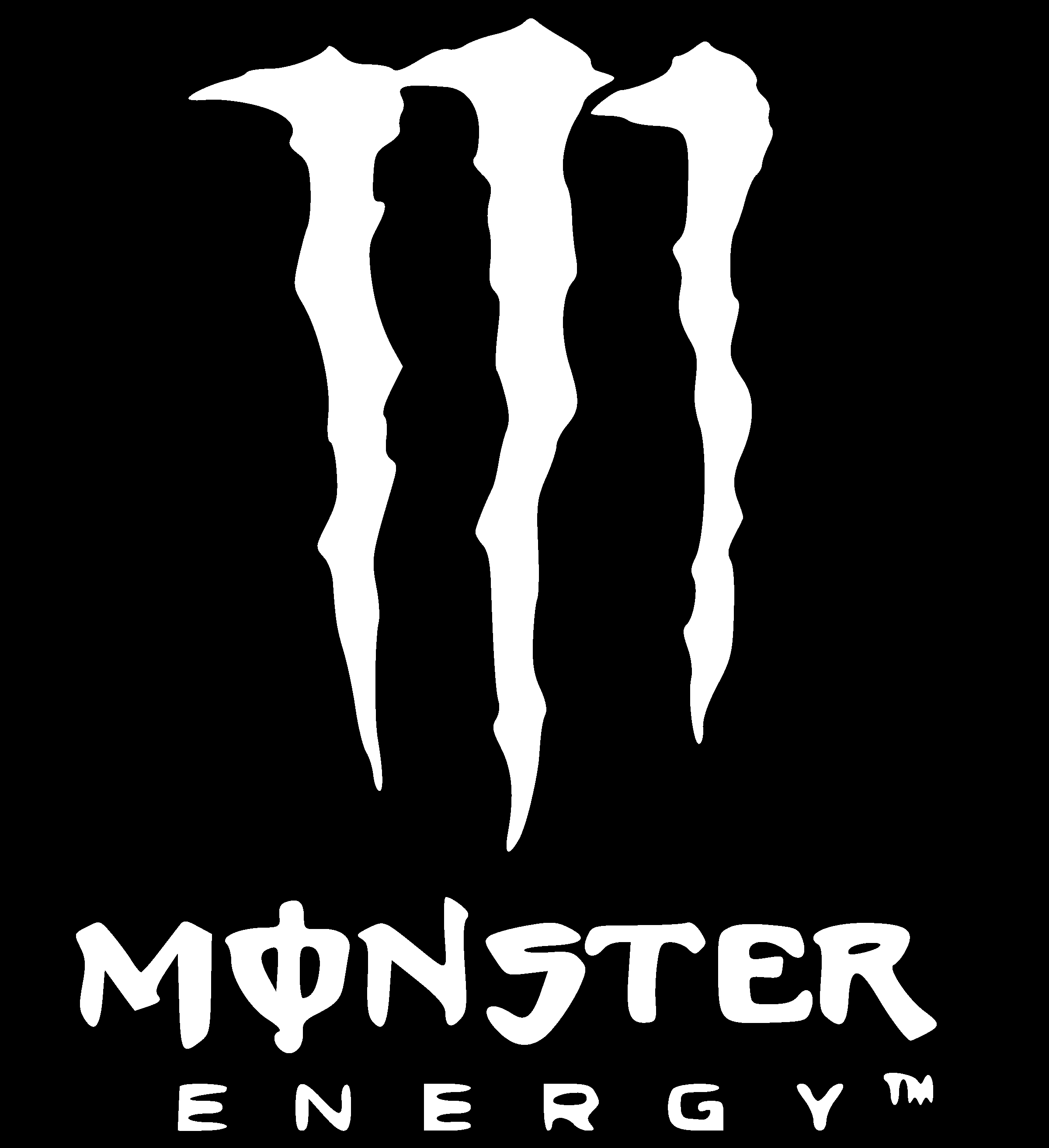 Black and White Monster Energy Logo LogoDix