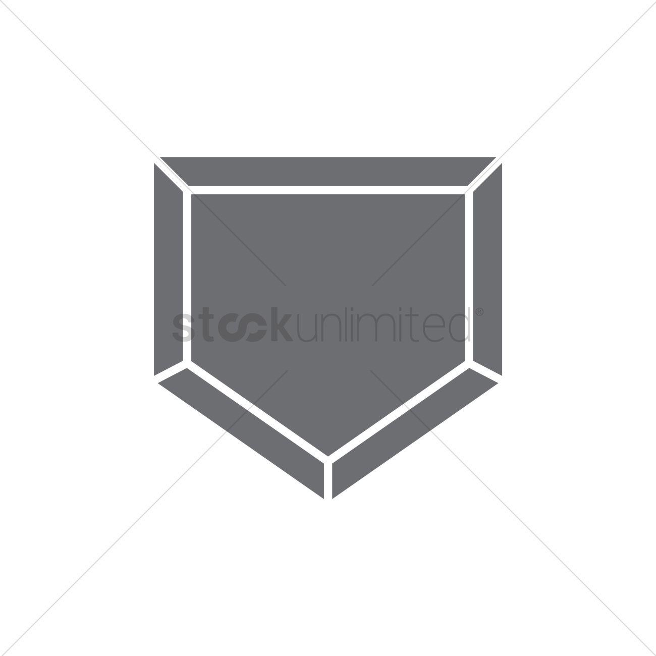 Baseball Home Plate Logo LogoDix