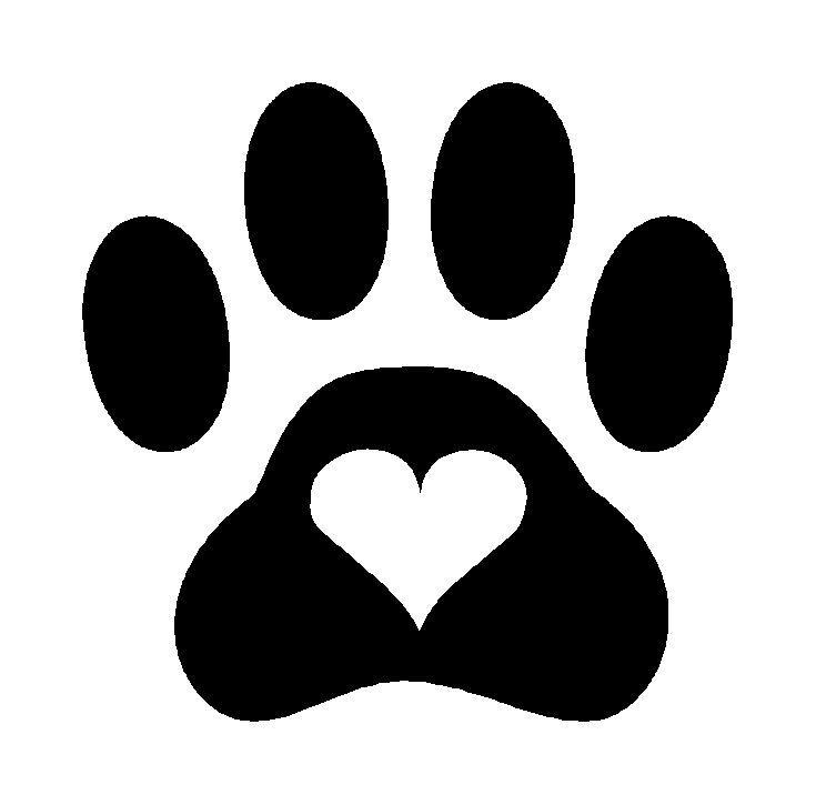 Cute Paw Print Logo LogoDix