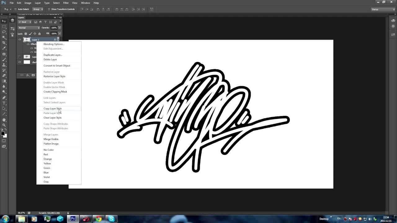 Graffiti Tag Logo LogoDix