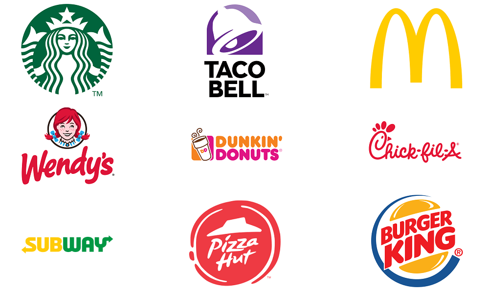 Popular Food Chains Logo LogoDix