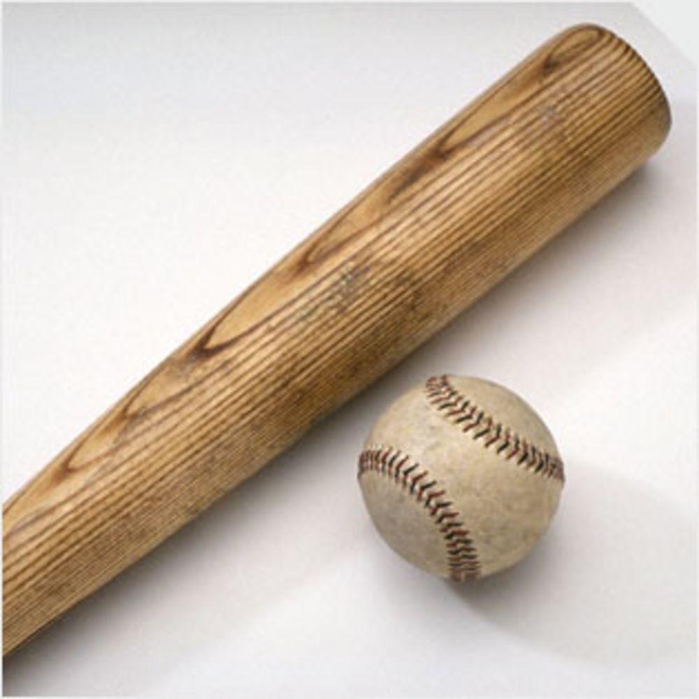 Wood Baseball Bat Logo