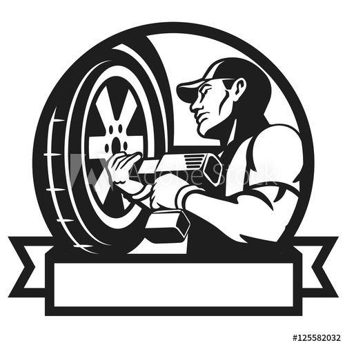 Wrench Auto Shop Logo LogoDix