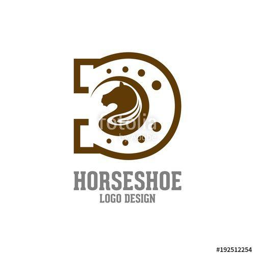 Horse and Horseshoe Logo LogoDix