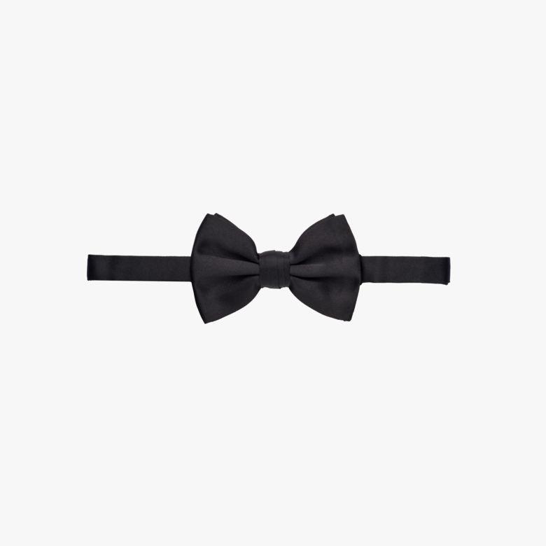 Red Bow Tie with White Triangles Logo LogoDix