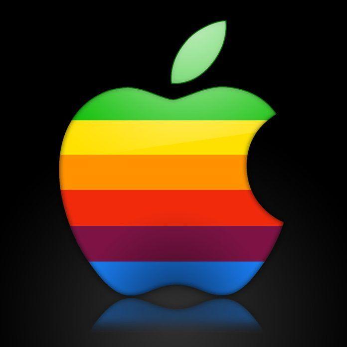 Rainbow Apple Logo LogoDix