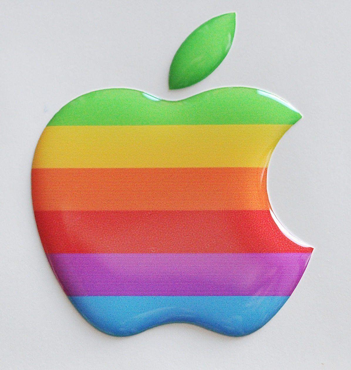 Rainbow Apple Logo