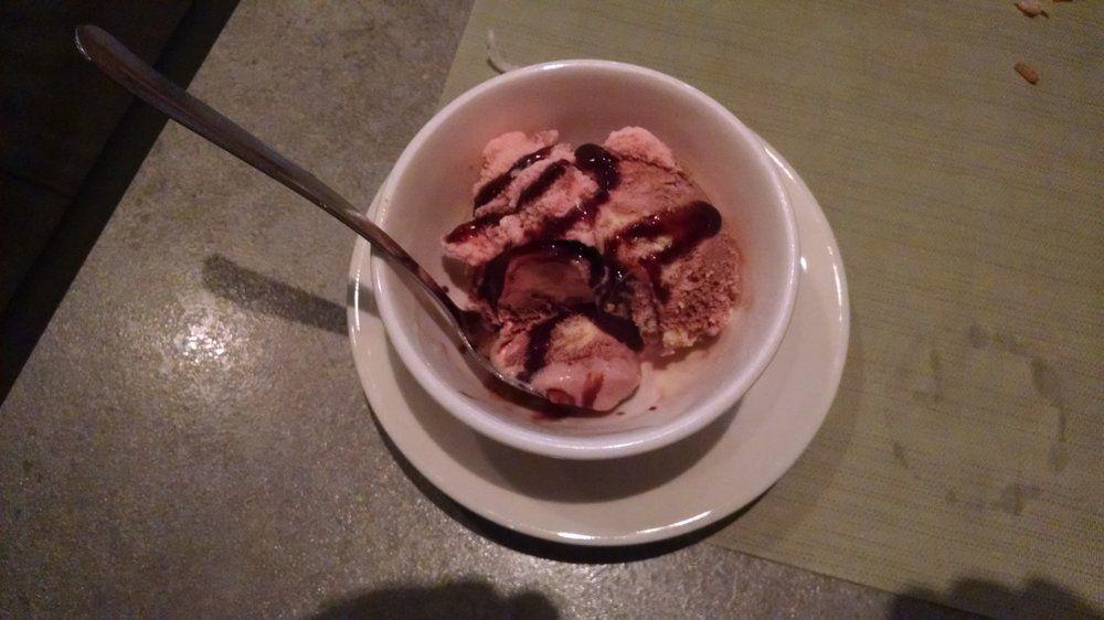 Ice Cream Green Leaf Logo