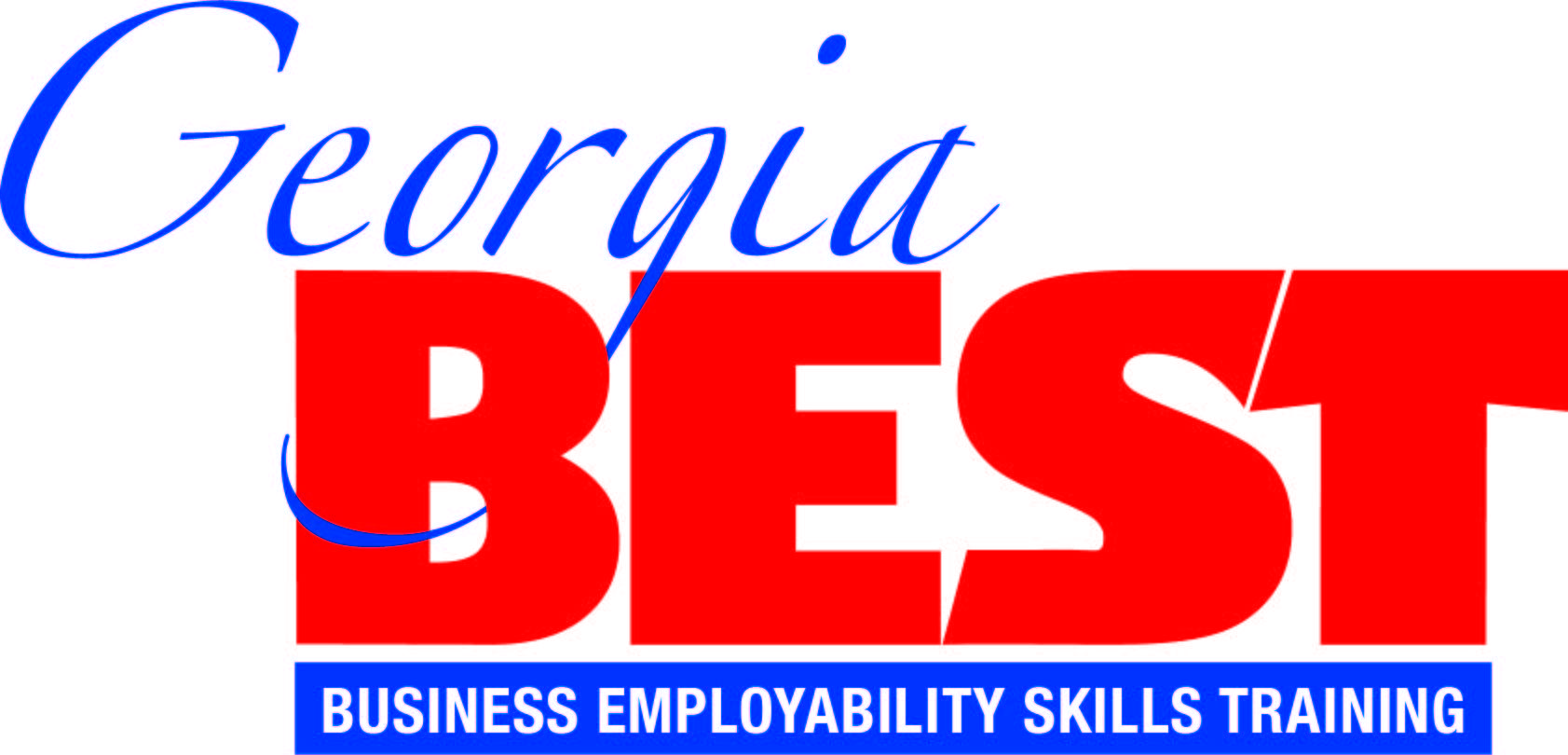 Red and Blue Business Logo LogoDix
