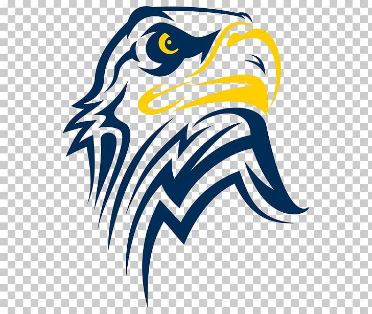 Yellow Blue Eagle Logo LogoDix