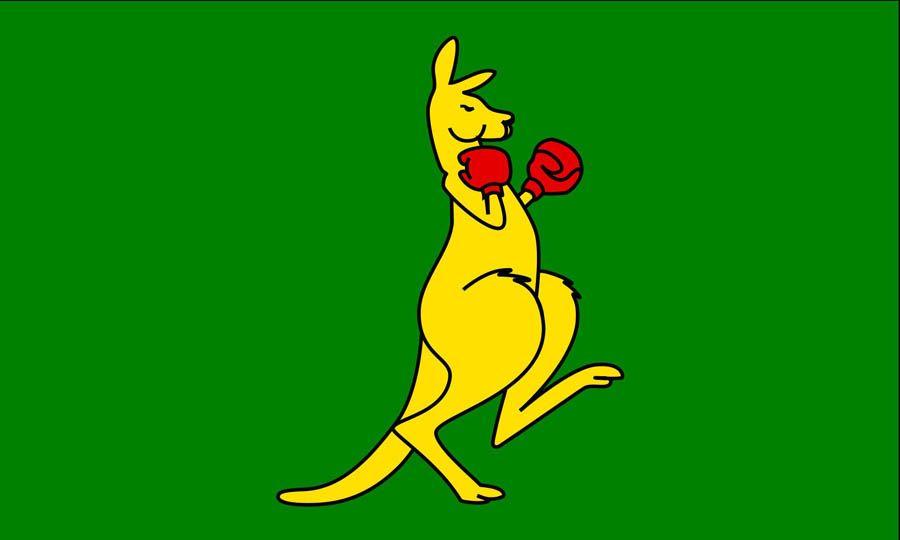Boxing Kangaroo Logo LogoDix