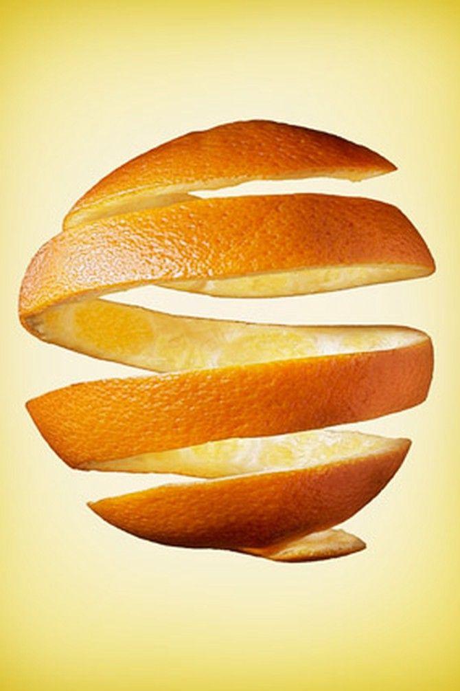 Orange Peel Food Logo LogoDix