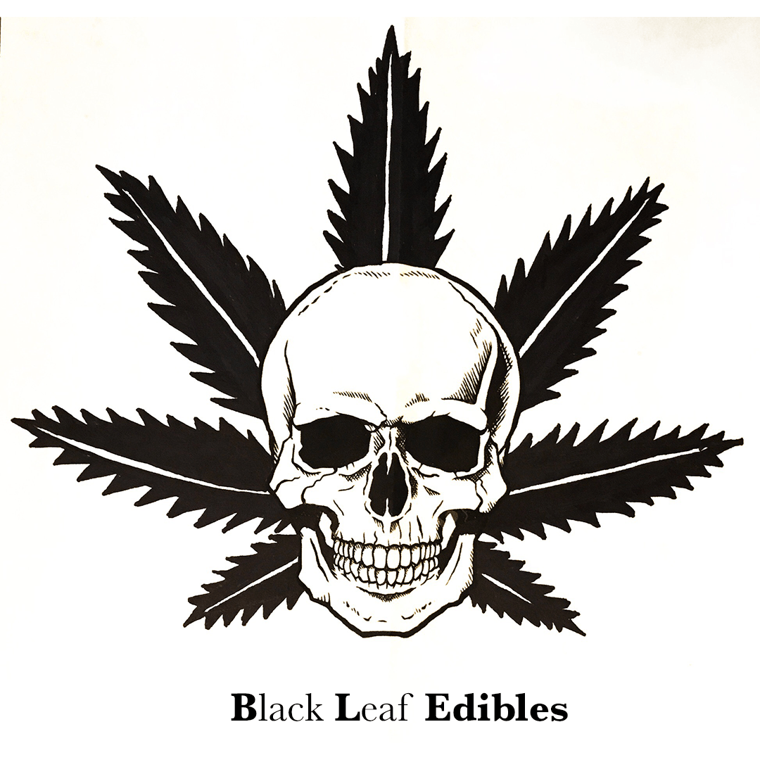 Black Leaf Logo LogoDix