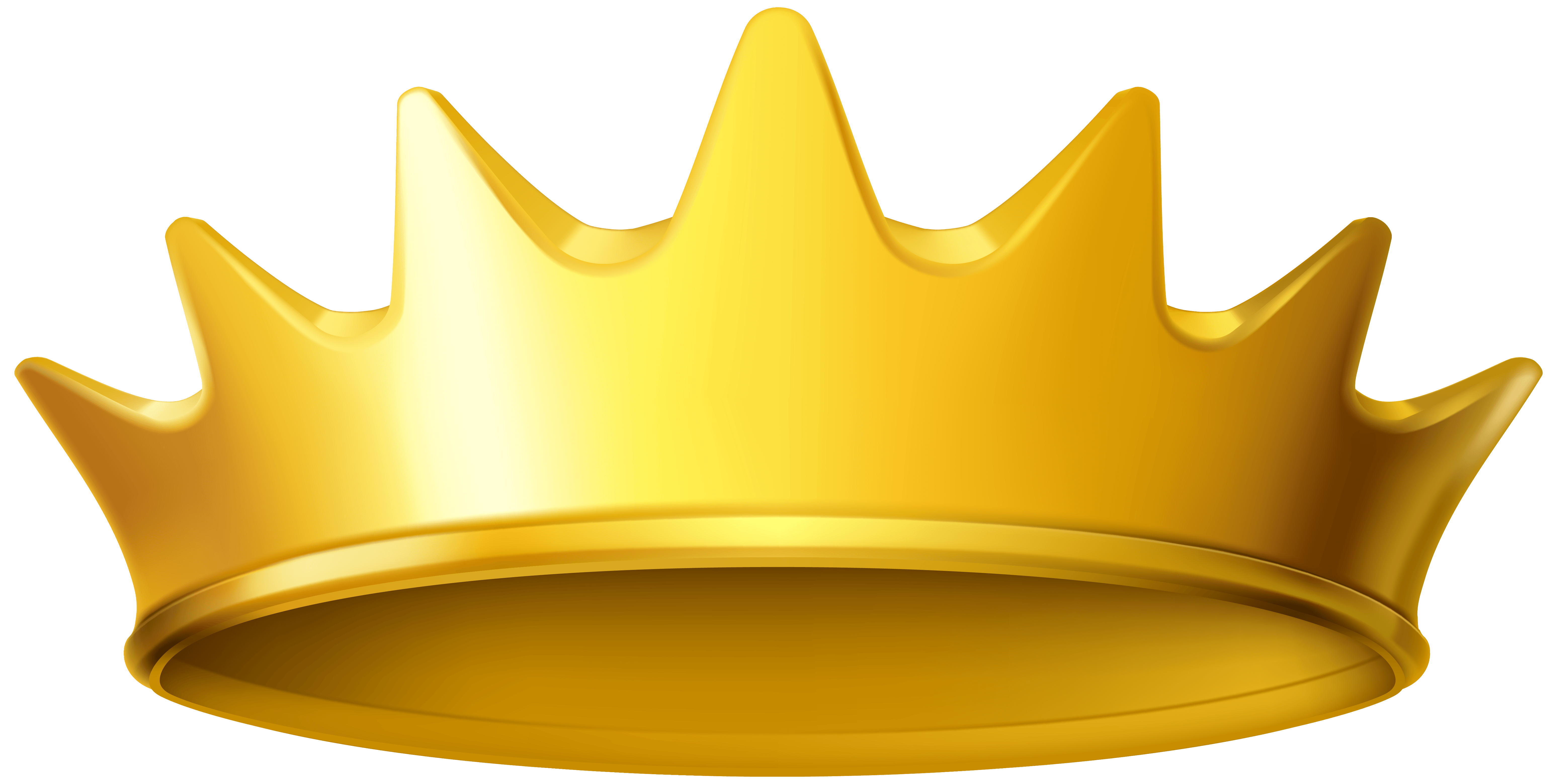 Yellow 5 Point Crown Logo LogoDix