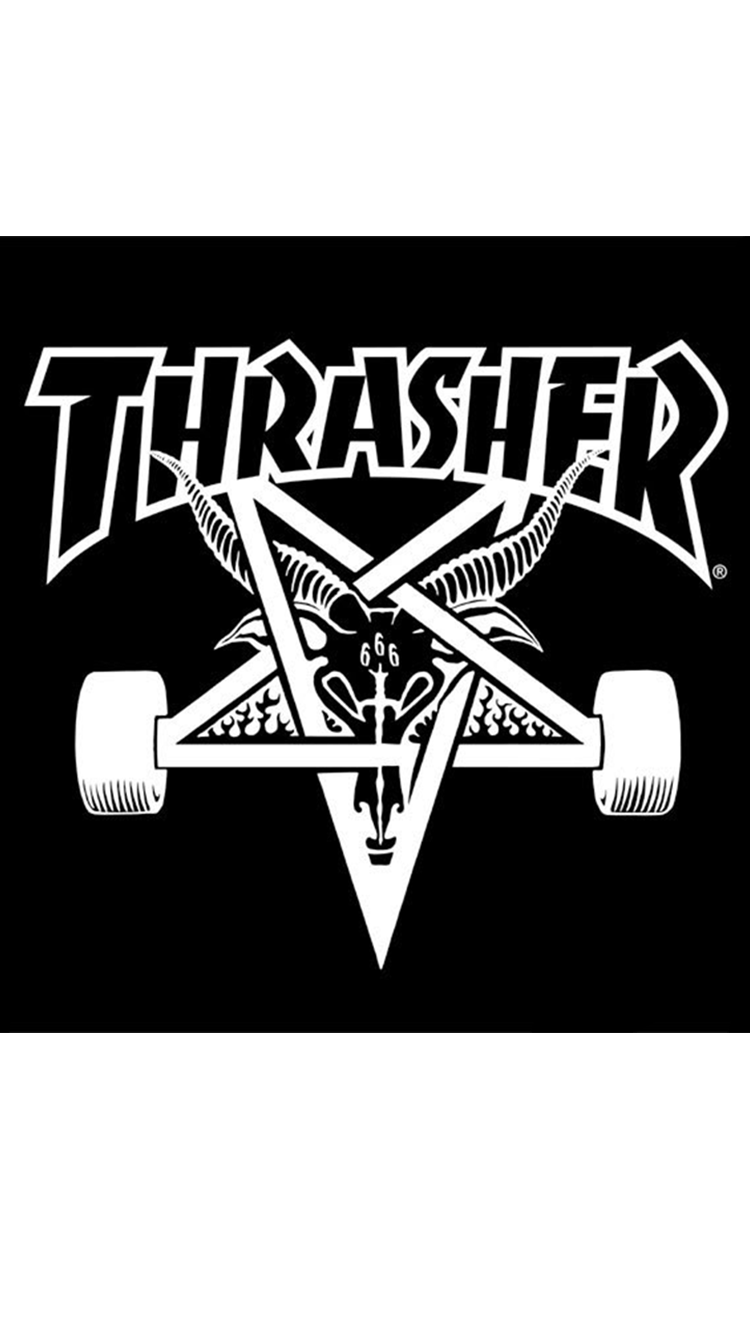 Thrasher Skate Logo LogoDix