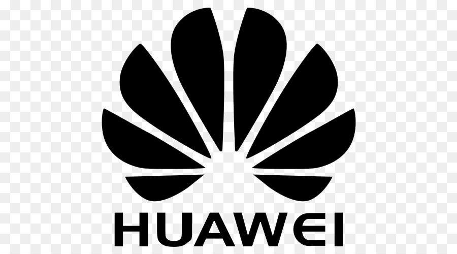 White Huawei Logo LogoDix