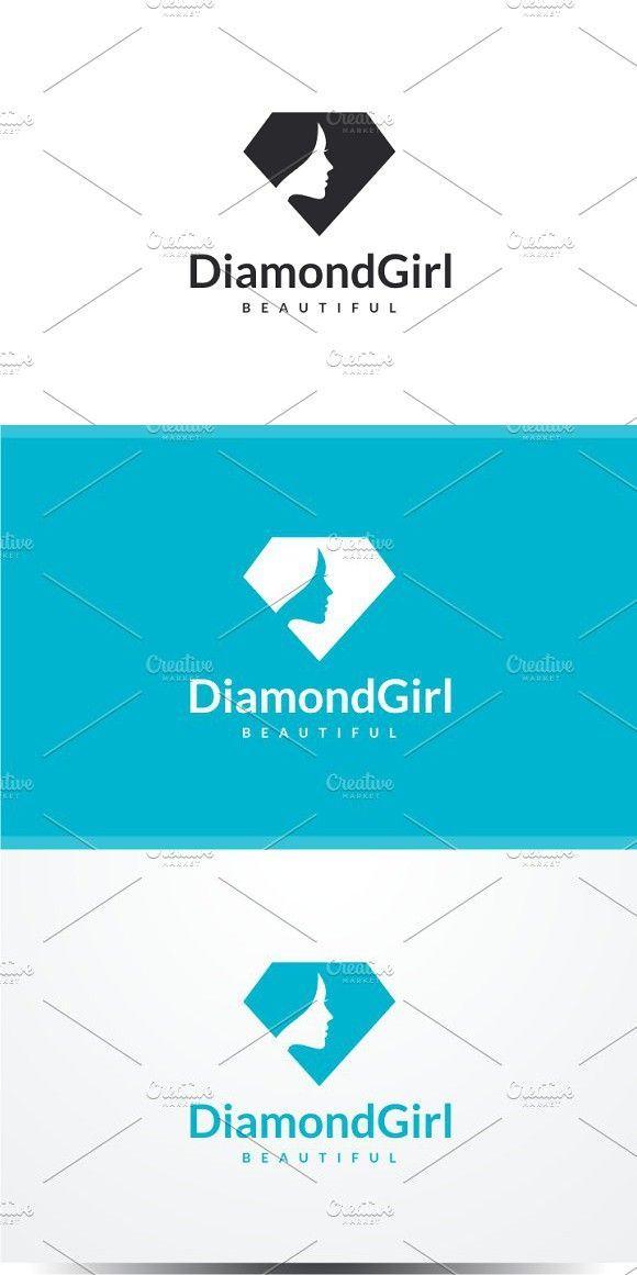 Diamond Girl Logo LogoDix