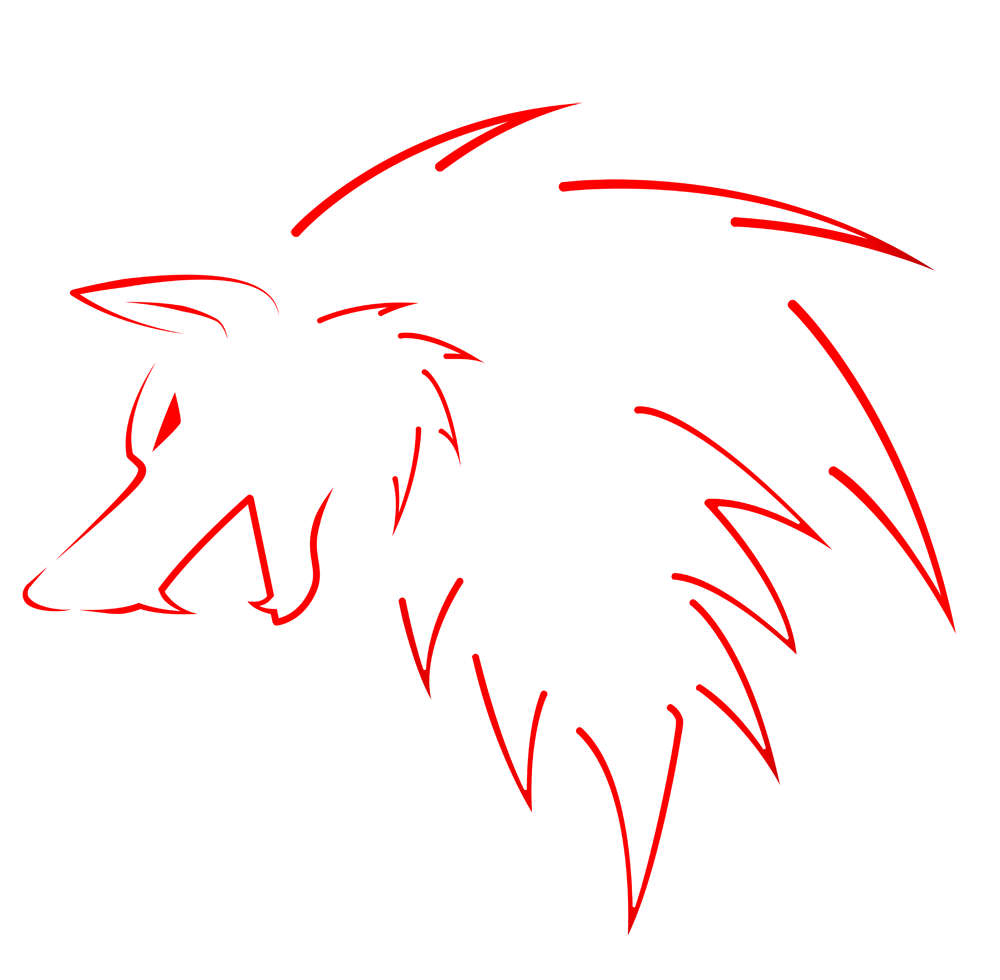 Red Wolf Logo LogoDix