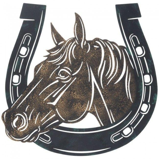Horse and Horseshoe Logo LogoDix
