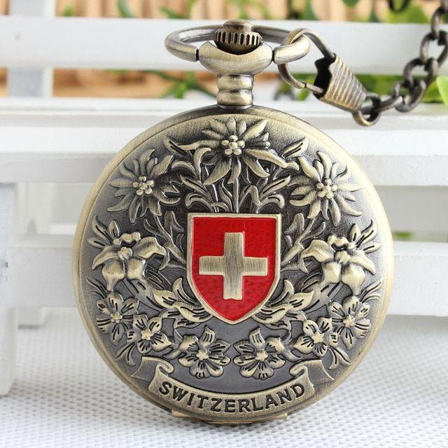 Watch with Red Cross Logo