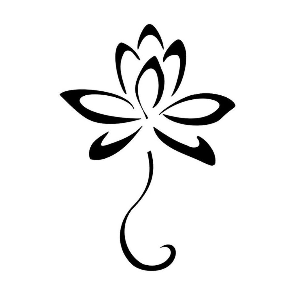 Simple Lotus Flower Drawing Best Flower Site