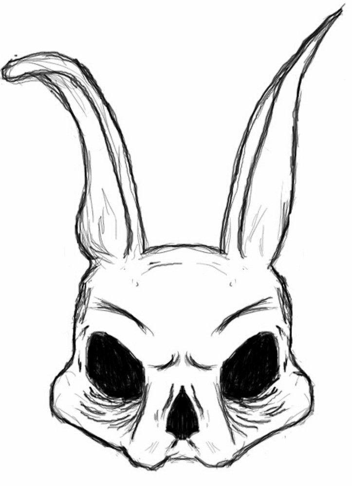 Rabbit Skull Logo LogoDix