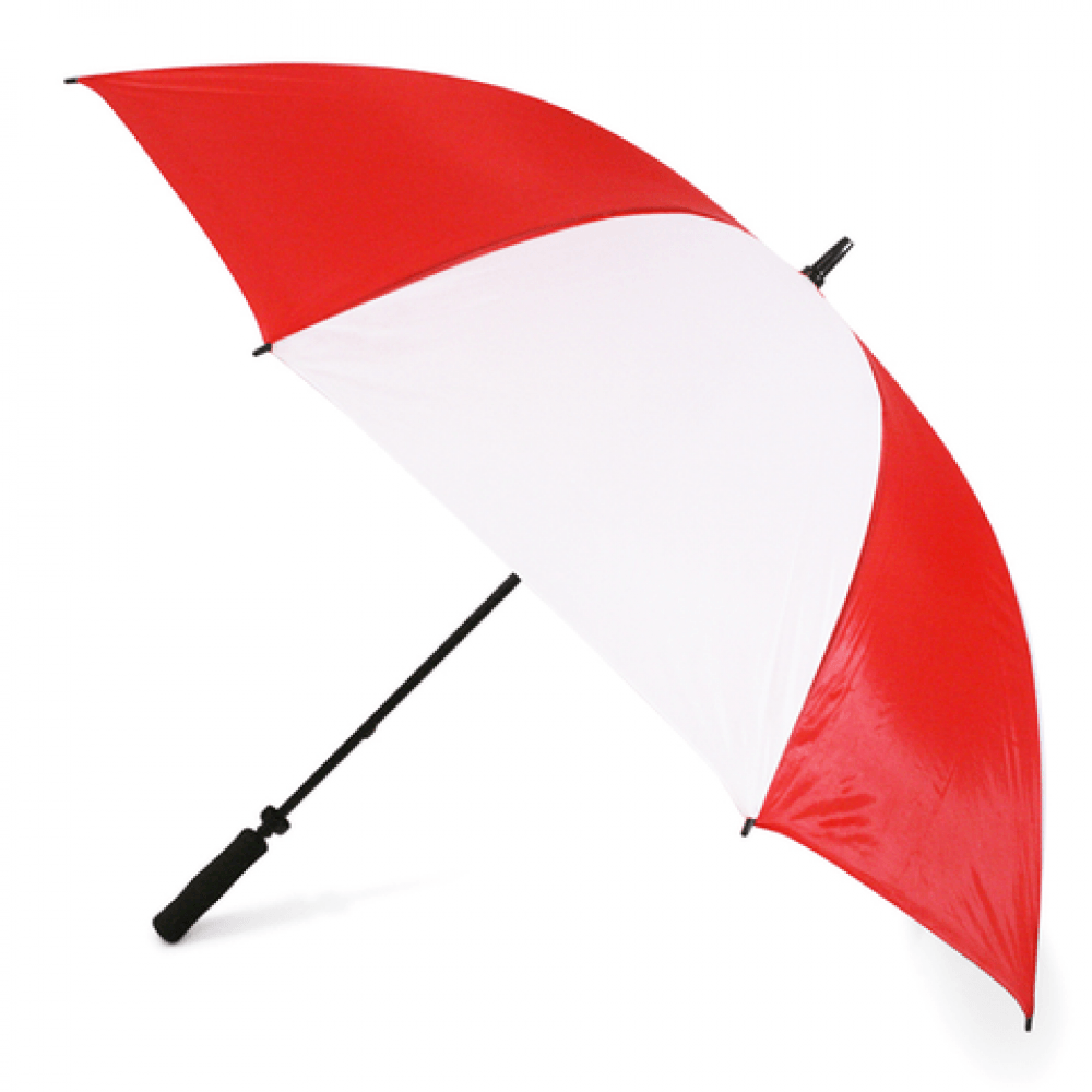 White and Red Umbrella Logo