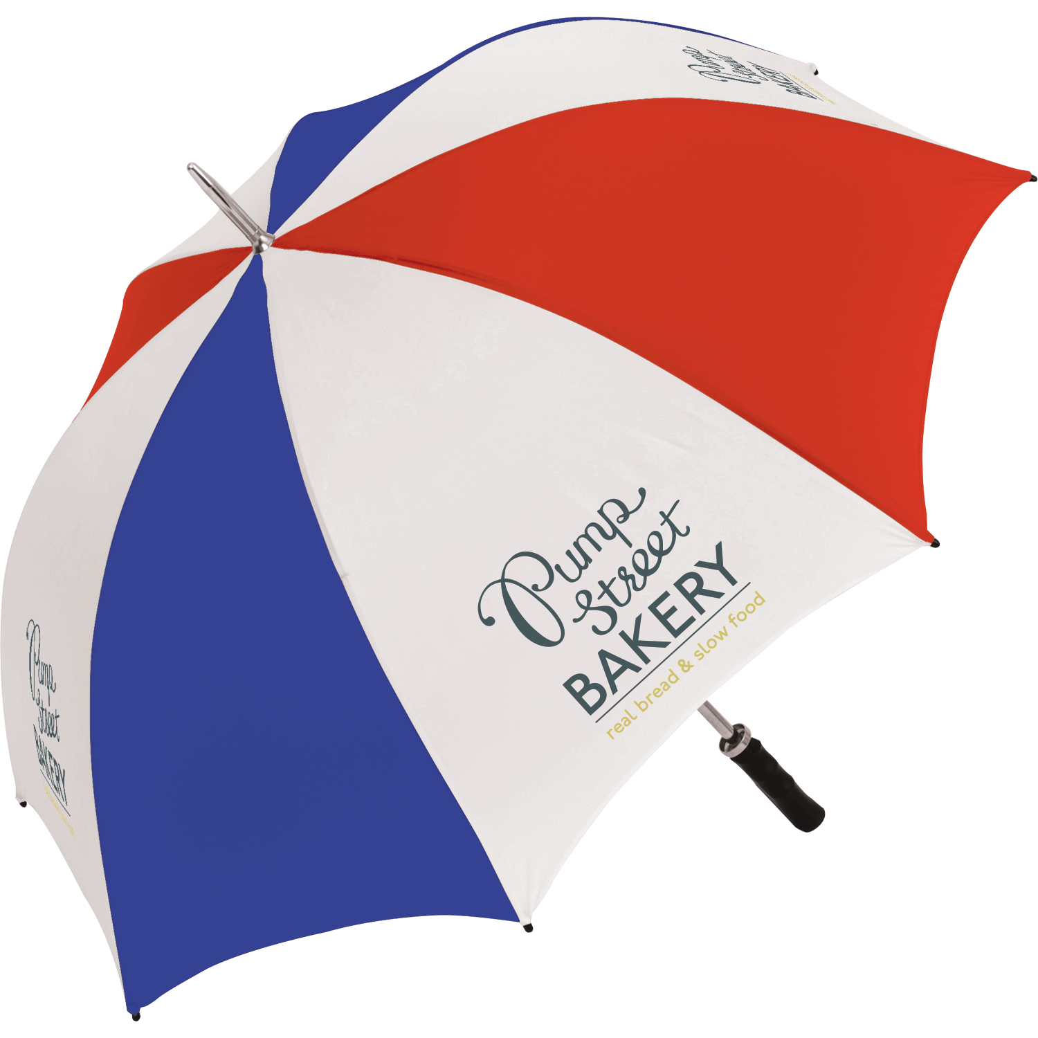 White and Red Umbrella Logo