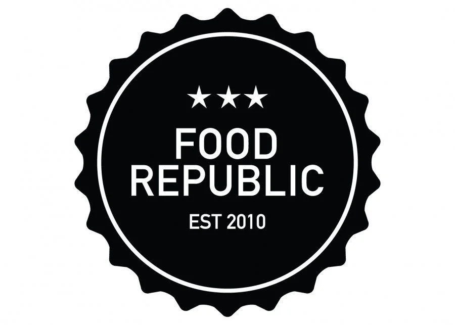 Black and White Food Logo LogoDix