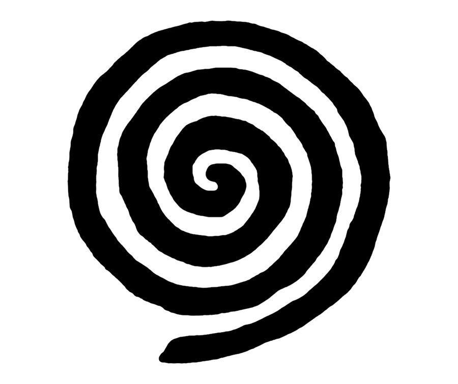 Black Spiral Logo LogoDix