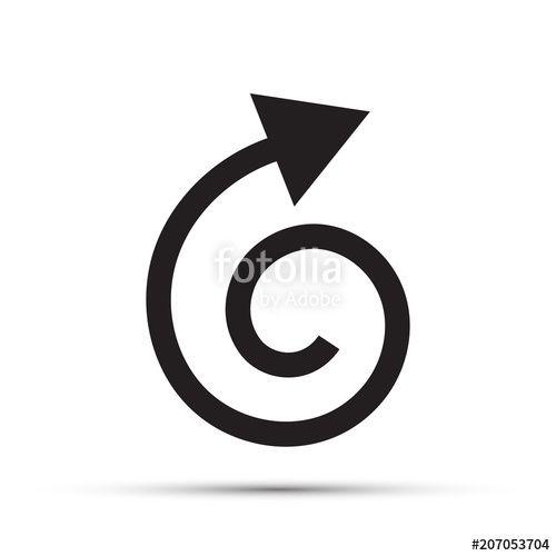 Black Spiral Logo LogoDix