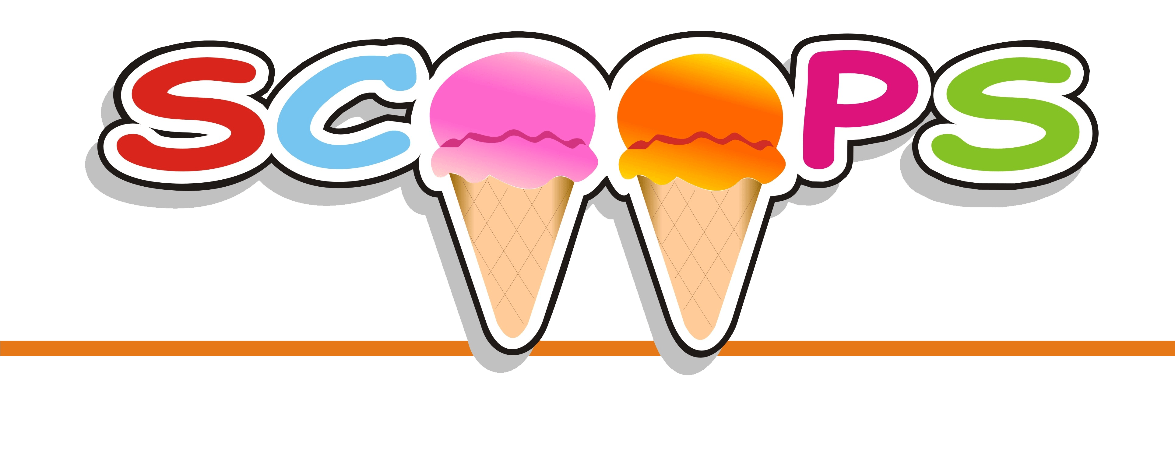 Scoops Ice Cream Logo