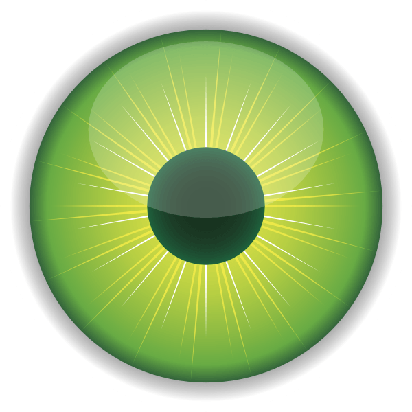 Green Eye Logo LogoDix