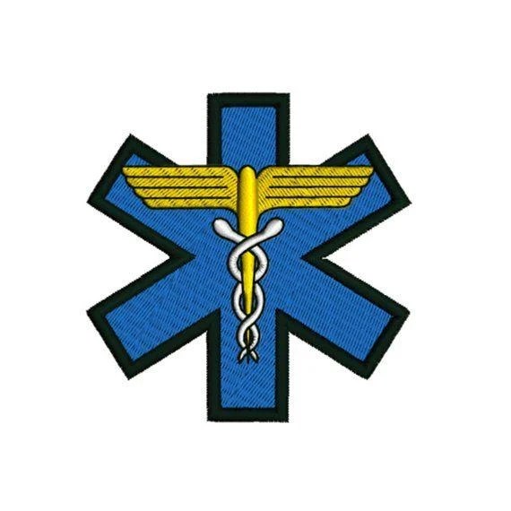 Medical Cross Snake Logo